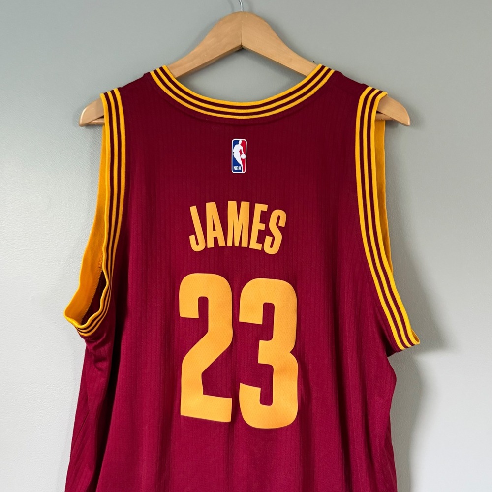 Y2K Adidas LeBron James Cleveland Cavaliers NBA Jersey XL - Picture 9 of 9